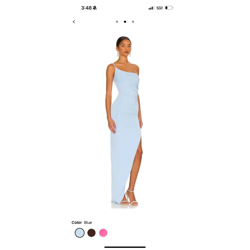 - New With TAGS Aria One Shoulder Gown NOOKIE size Large